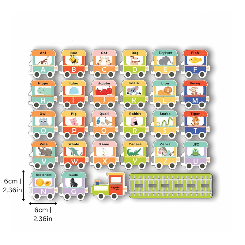 Floating Alphabet Train