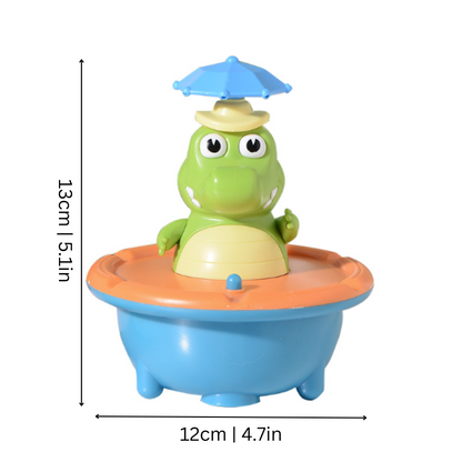 Crocodile with Water Spray