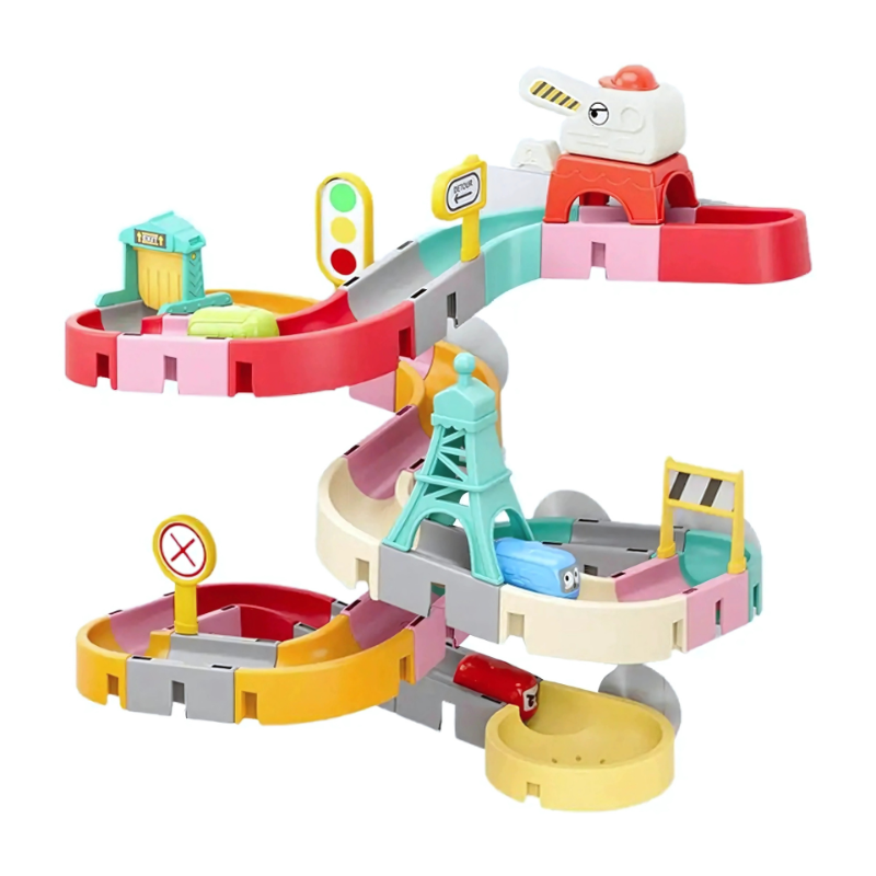 Water Slide with Cars